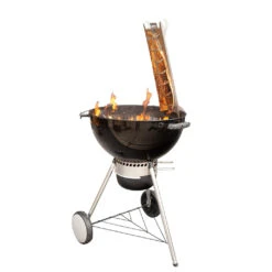 Fennek Flammlachshalterung Aus Edelstahl Mit Zubehör Und Tasche -Rosle Grills Geschaft fennek edelstahl flammlachshalter kugelgrill