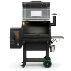 GMG Pelletgrill Ledge Prime Edelstahl WiFi, Mit Klappbarer Frontablage
