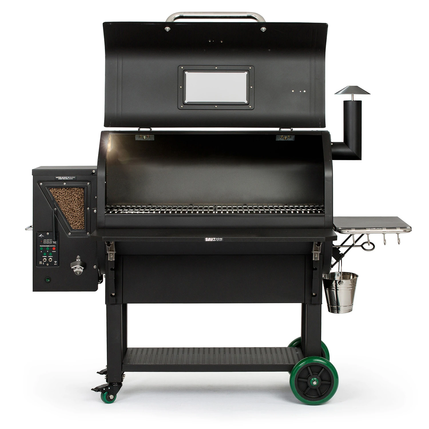 GMG Pelletgrill Peak Prime Schwarz WiFi, Mit Klappbarer Frontablage 1 GMG Pelletgrill Peak Prime Schwarz WiFi, Mit Klappbarer Frontablage