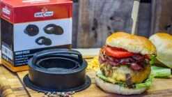 Grillfürst Burgerpresse Für Gefüllte Hamburger, 6-teilig 7 Grillfürst Burgerpresse Für Gefüllte Hamburger, 6-teilig -Rosle Grills Geschaft grillfuerst burgepresse mit gefuelltem buerger