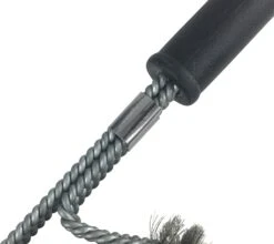 Grillfürst Reinigungsset Für Edelstahlroste Mit Edelstahl Grillbürste, Grillreiniger Spezial Lösung Und Trennspray -Rosle Grills Geschaft grillfuerst grillbuerste 3 fach v2