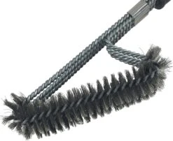 Grillfürst Reinigungsset Für Edelstahlroste Mit Edelstahl Grillbürste, Grillreiniger Spezial Lösung Und Trennspray -Rosle Grills Geschaft grillfuerst grillbuerste premium v2