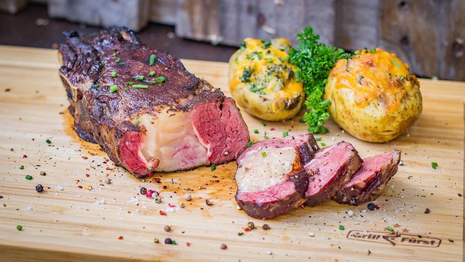 Grillfürst Schneidebrett Klein 39 X 26 Cm Bambus 2 Grillfürst Schneidebrett Klein 39 X 26 Cm Bambus – Bild 2