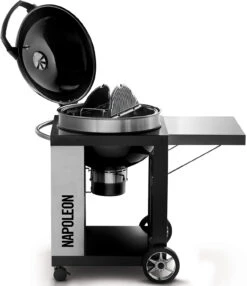 Napoleon Holzkohlegrill Kugelgrill Ø 57cm Im Rollwagen Mit Gussrost Und Deckelscharnier PRO22K-Cart-2 -Rosle Grills Geschaft napoleon grillwagen deckel PRO22K CART 2