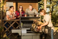 Napoleon Charcoal Professional Edelstahl Holzkohlegrill PRO605CSS -Rosle Grills Geschaft napoleon pro605 kohle einfuellen pro605css