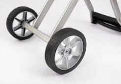 Napoleon TravelQ PRO285 Kompakt Gasgrill Schwarz Mit Klappbarem Wagen - Modell 2023 -Rosle Grills Geschaft napoleon travelq pro285x unterwagen raeder