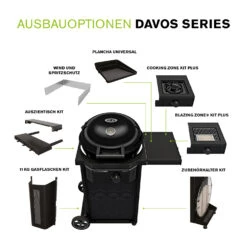 Outdoorchef Gas Kugelgrill Davos 570G Pro Mit Cooking Zone (Seitenkocher) & Abdeckhaube -Rosle Grills Geschaft outdoorchef davos 570 g erweiterungsmoeglichkeiten 3