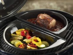 Outdoorchef Gourmet Halbmond Kochset / Grillschalen Porzellanemailliert / 2 Teilig -Rosle Grills Geschaft outdoorchef gourmet halbmond 18 211 72 d