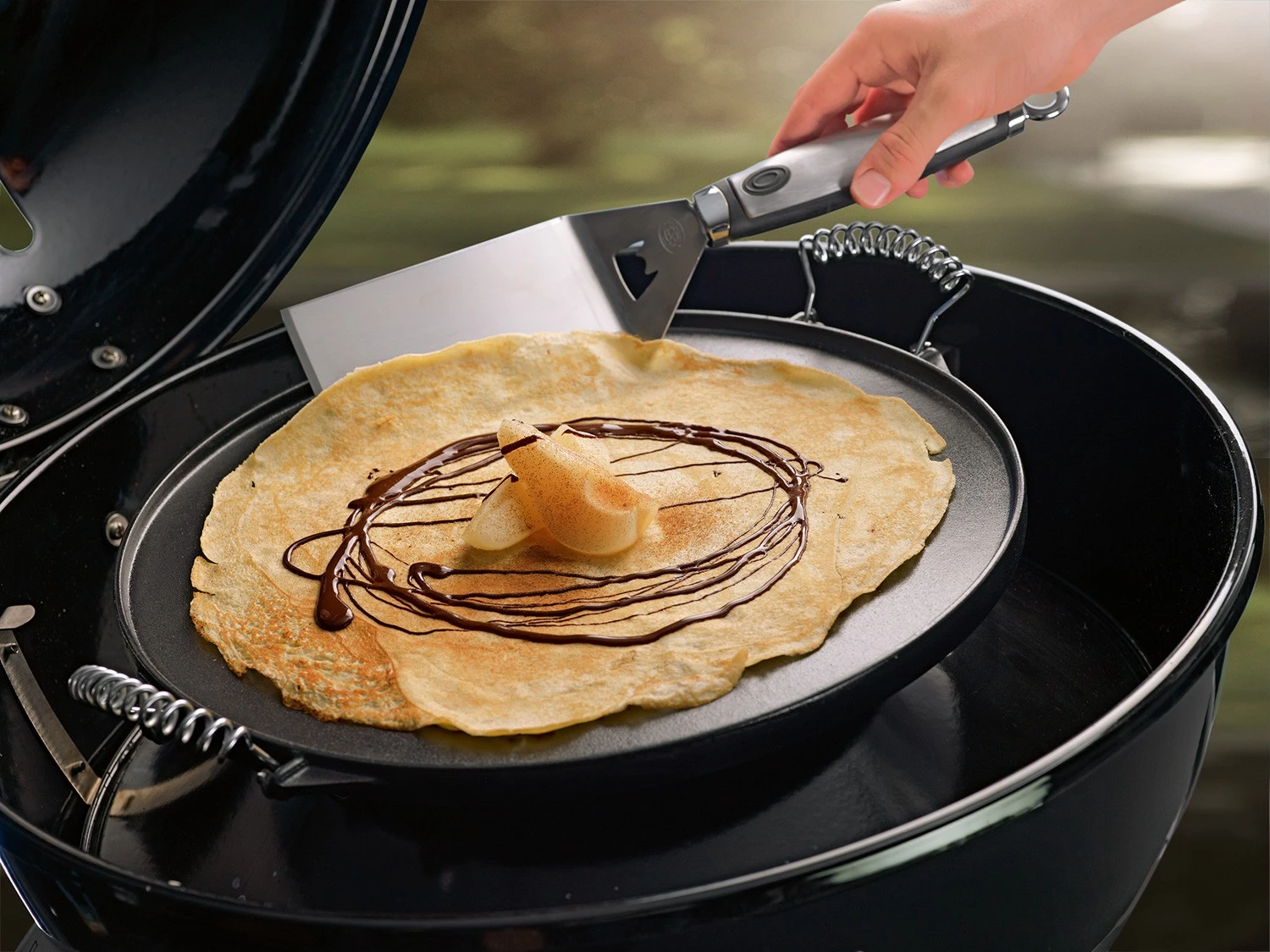 Outdoorchef Gussplatte / Grillplatte Rund Ø 33cm 2 Outdoorchef Gussplatte / Grillplatte Rund Ø 33cm – Bild 2