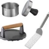 Rösle BBQ Burger Set 3-teilig Mit Burgerpresse Ø11cm
