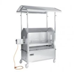 Thüros Holzkohle Spanferkelgrill Mit Unterhitze